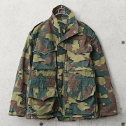 実物 USED ベルギー軍 ジグソーカモ PARATROOPER コンバット スモック フロントジップ