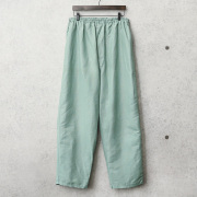 実物 新品 デッドストック ハンガリー軍 リネン スリーピングパンツ グリーン