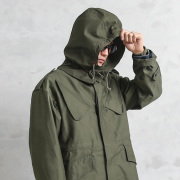 実物 新品 デッドストック オランダ軍 1980～90年代 NATO フィールドジャケット用フード ＃1 ダブルコード