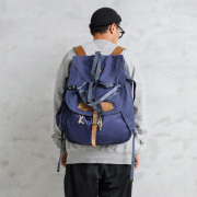実物 新品 デッドストック ルーマニア軍 VINTAGE マウンテン バックパック ブルー ナイロンストラップ