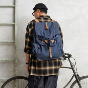 実物 USED ルーマニア軍 VINTAGE マウンテン バックパック ブルー ナイロンストラップなし