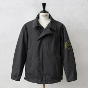 実物 新品 デッドストック ロシア軍 AIR FORCE ウィンター ジャケット シェルアウター STENCIL BLACK