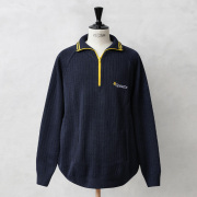 実物 新品 デッドストック スペイン Correos ジッパー セーター