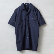 実物 新品 デッドストック スペイン軍 2000’s ショートスリーブ オフィサーシャツ NAVY