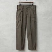 実物 新品 デッドストック オーストリア軍 M-75 コットンツイル ファティーグ カーゴパンツ ノータック
