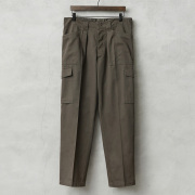 実物 新品 デッドストック オーストリア軍 M-75 コットンツイル ファティーグ カーゴパンツ ワンタック