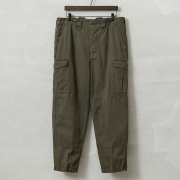 実物 USED オーストリア軍 ダブルニー カーゴパンツ サスペンダーなし