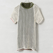 実物 新品 デッドストック デンマーク軍 ツートンカラー メッシュ Tシャツ