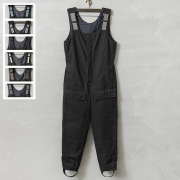 実物 新品 デッドストック ロシア軍（旧ソ連軍）AIR FORCE オーバーオール BLACK