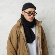 実物 新品 デッドストック オランダ軍 フリース マフラー BLACK