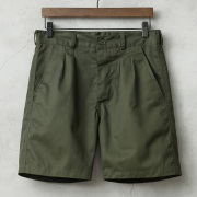 実物 新品 デッドストック フランス軍 バミューダショーツ OLIVE / ショートパンツ
