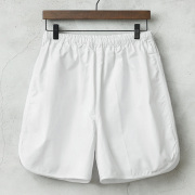 実物 新品 デッドストック フランス軍 トレーニングショーツ WHITE コットン100%
