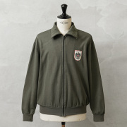 実物 USED オーストリア軍 トレーニングジャケット WHITEパッチ セットインスリーブ