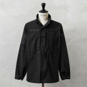 実物 USED イギリス軍 ROYAL NAVY PCS コンバットジャケット DEEP BLACK染め