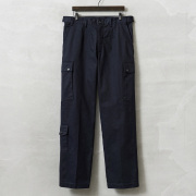 実物 新品 デッドストック オランダ軍 王立保安隊 フィールドカーゴパンツ ナイフポケット付き NAVY