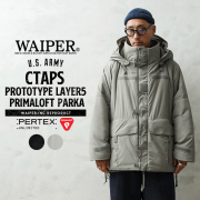 WAIPER.inc 米軍 CTAPS PROTOTYPE LAYER5 PRIMALOFT パーカー PERTEX UNLIMITED【WP1126】【T】