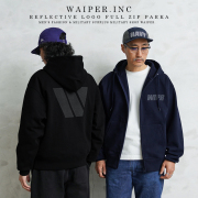 WAIPER.inc REFLECTIVE LOGO フルジップパーカー【WP1176】【T】