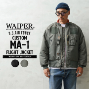 WAIPER.inc 米軍 CUSTOM MA-1 フライトジャケット【WP37】【T】