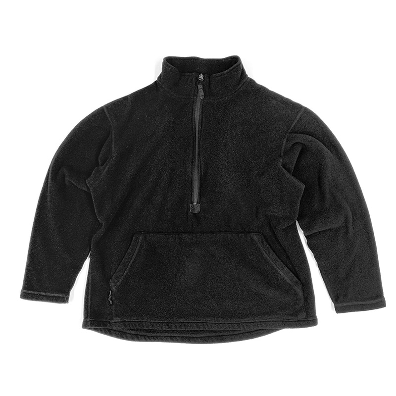 実物 米軍 USMC プルオーバー フリースライナー BLACK DYE