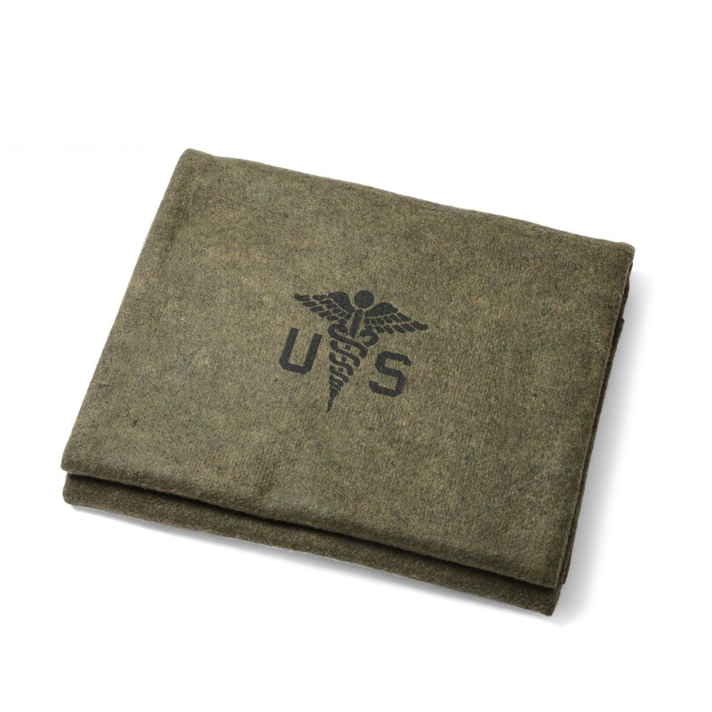 MADE IN USA ミリタリー ウールブランケット U.S. MEDIC