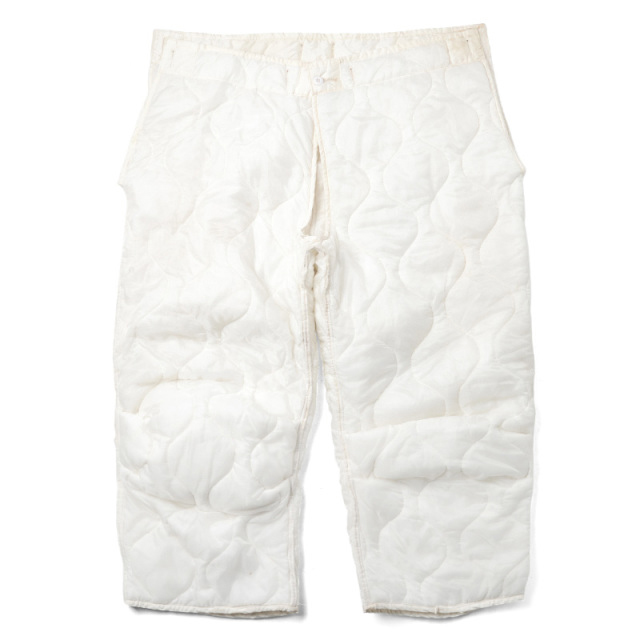 実物 米軍 M-65 フィールドパンツ ライナー ホワイト USED【T】