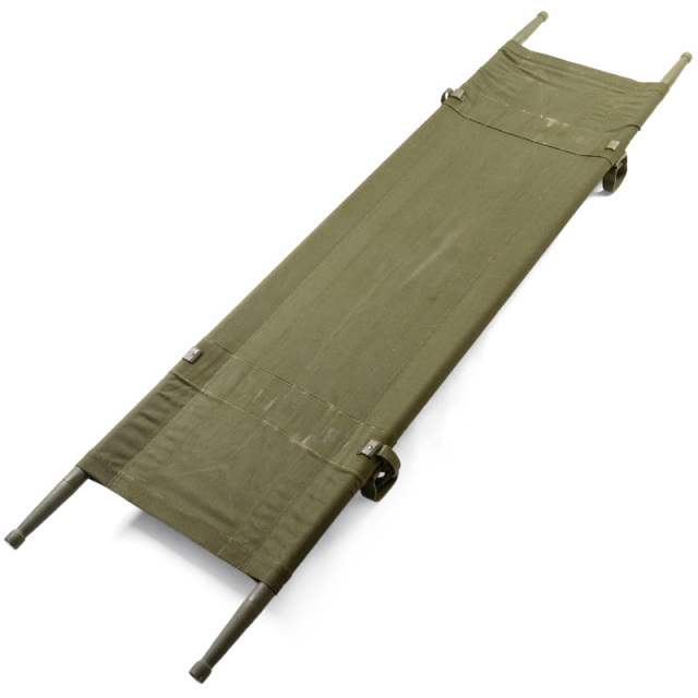 実物 新品 米軍 フォールディングストレッチャー（コットンキャンバス）【T】