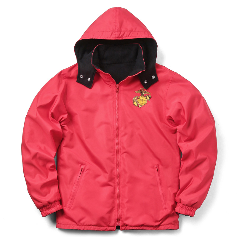 米軍オフィシャルライセンス リバーシブル エンブレム ジャケット U.S. MARINE CORPS