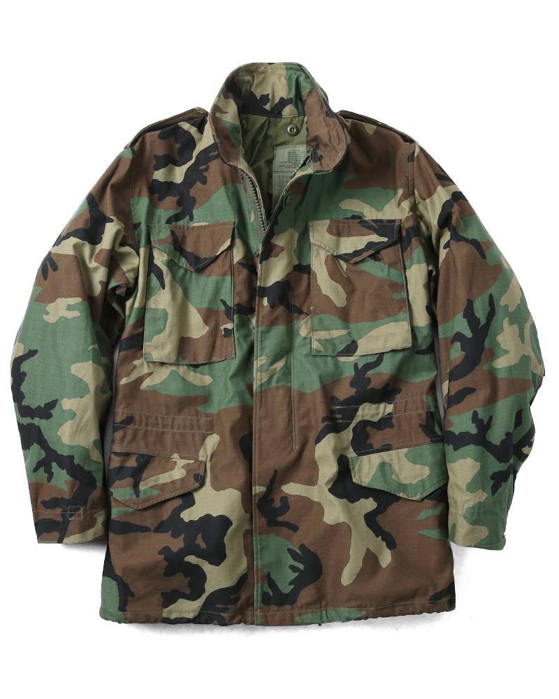 実物 新品 米軍G.I. M-65 フィールドジャケット WOODLAND