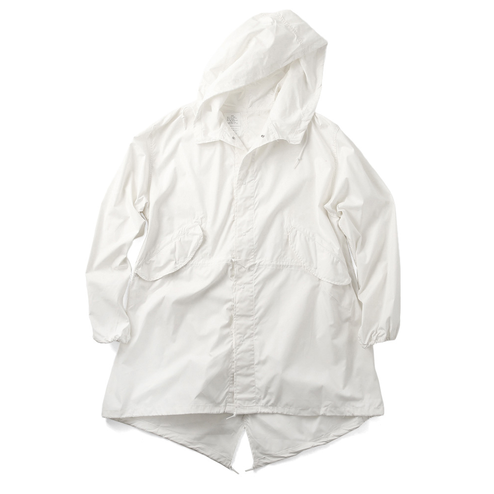 実物 米軍 スノーカモ モッズコート USED コットン×ナイロン【T】