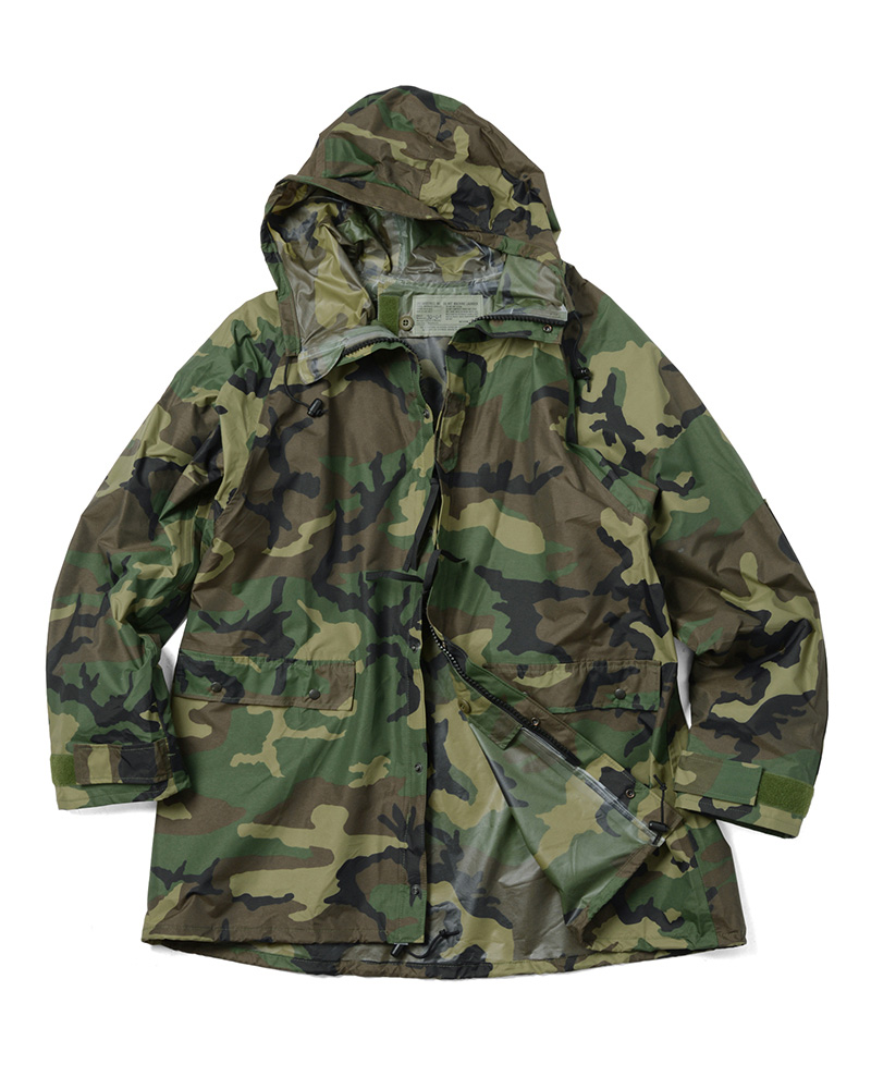 実物 新品 米軍 IMPROVED レインパーカー WOODLAND 米軍放出品