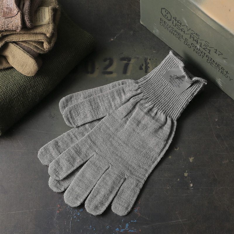 実物 新品 デッドストック 米軍 INSERT COLD WEATHER LIGHT WEIGHT グローブ FOLIAGE