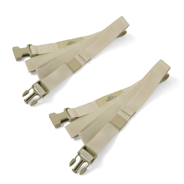 実物 新品 米軍 MOLLE II LASHING ストラップ 2本セット DESERT TAN