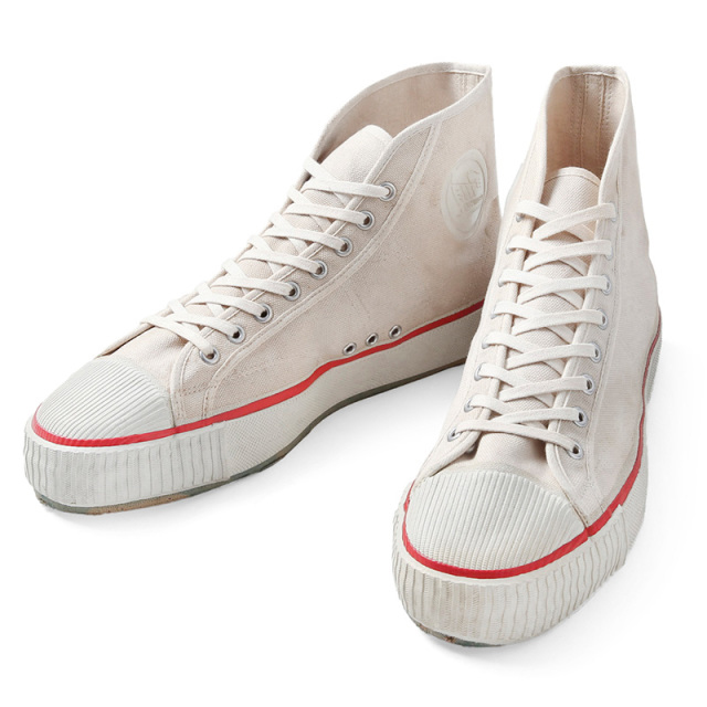 実物 新品 イタリア海軍 1970年代 キャンバススニーカー