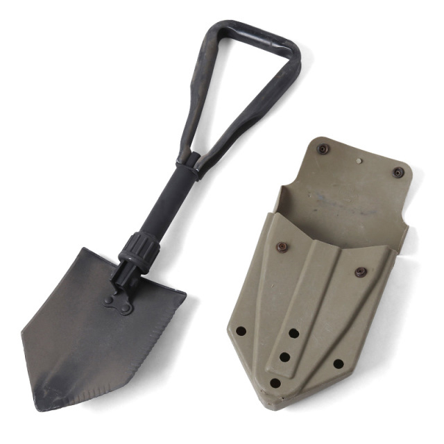 実物 USED 米軍 ENTRENCHING TOOL フォールディングショベル カバーセット
