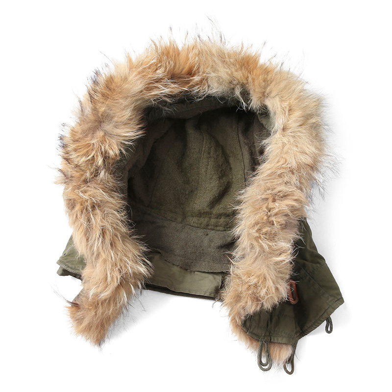 実物 USED 米軍 M-51用フード コヨーテファー