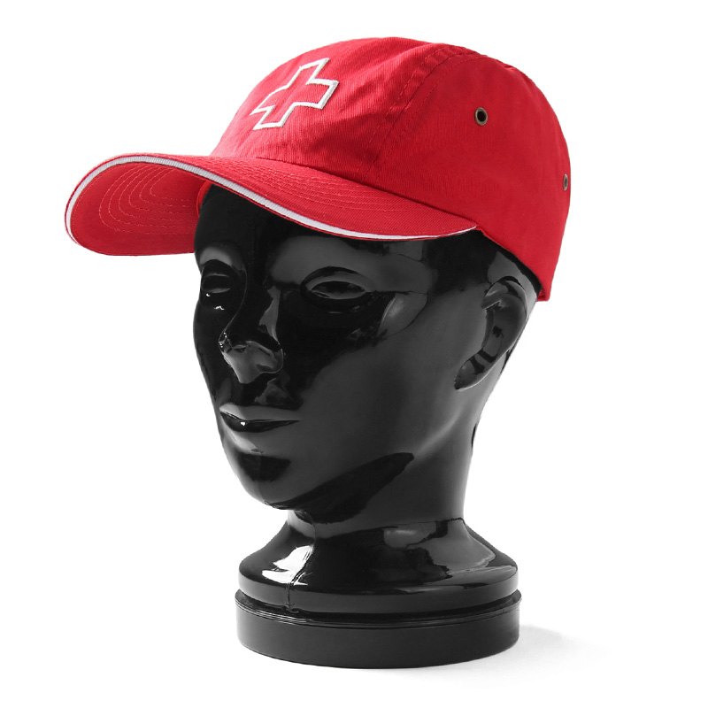 実物 新品 スペイン軍 赤十字 レッドクロス キャンプキャップ #1【T】