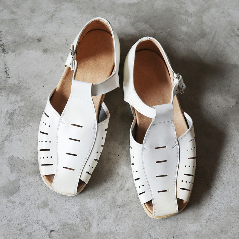 実物 USED チェコ軍 グルカサンダル WHITE