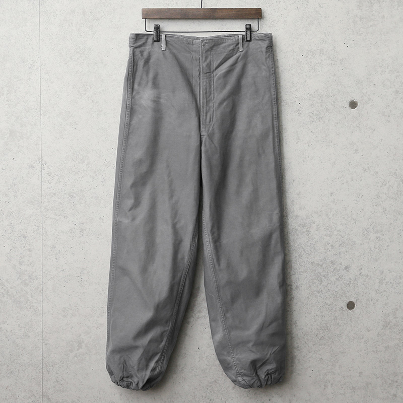 実物 USED オランダ軍 ダブルフェイス フィールドパンツ グレー