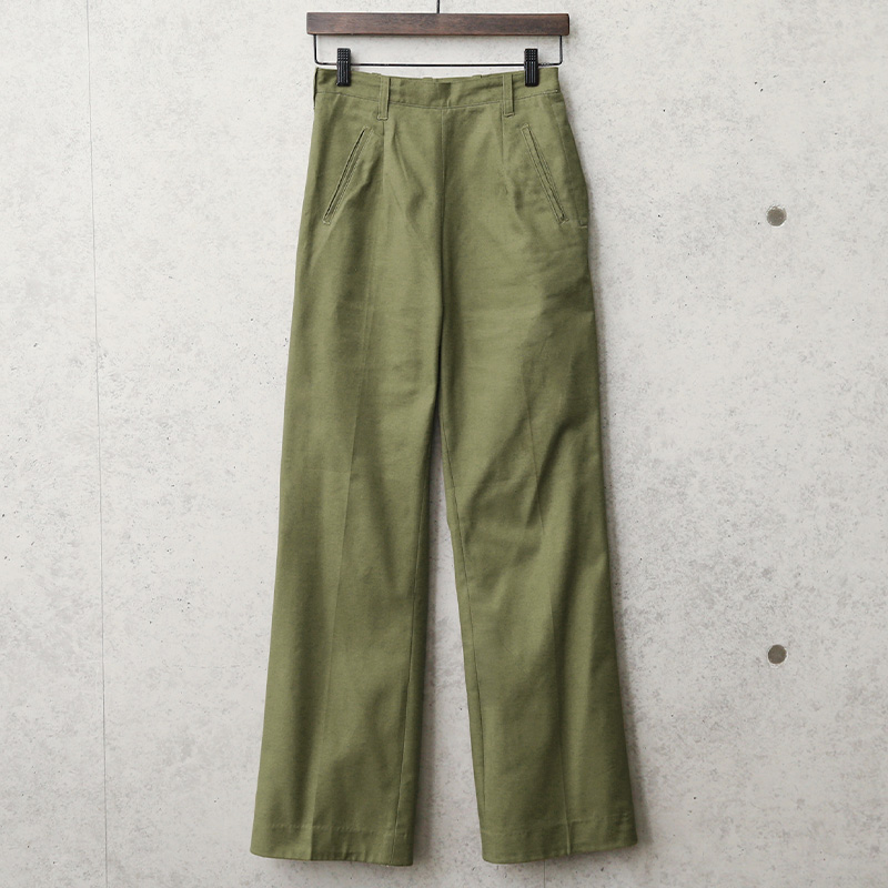 実物 新品 デッドストック ルーマニア軍 1970’s レディース ワークパンツ