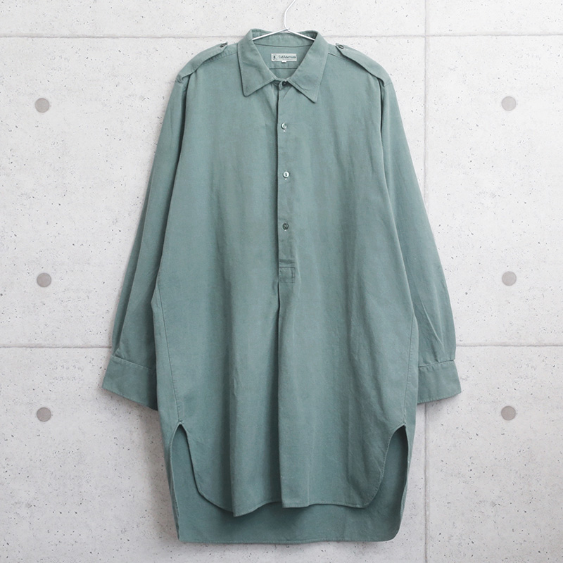 実物 USED スイス軍 プルオーバー グランパシャツ