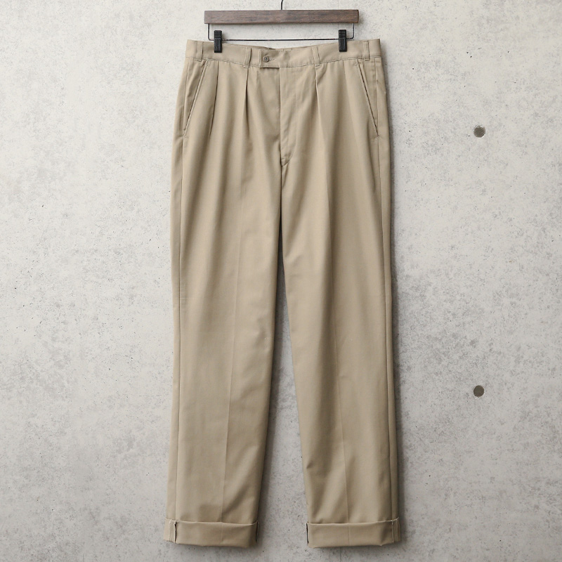 希少 実物 新品 デッドストック オランダ軍 チノパン ツータック ジッパーフライ