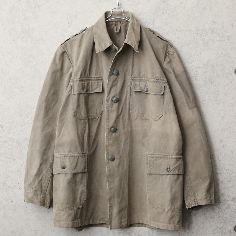 実物 USED スウェーデン軍 M-39 ワークジャケット 4ポケット