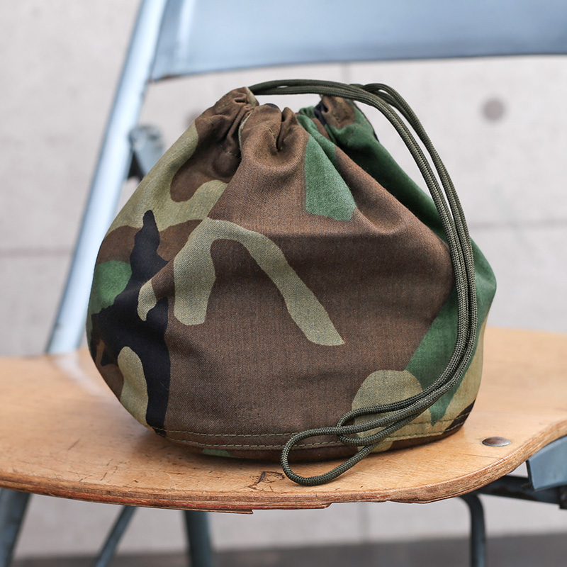 新品 米軍 NYCO ウッドランド迷彩 リメイク エフェクツバッグ【T】