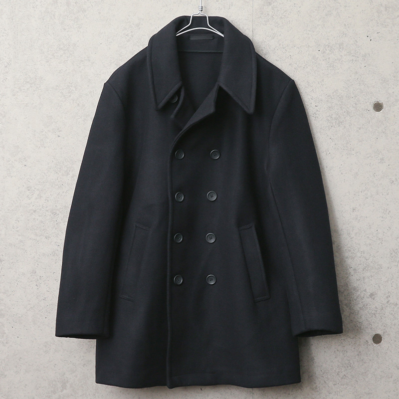 実物 新品 デッドストック ポルトガル軍 ピーコート NAVY
