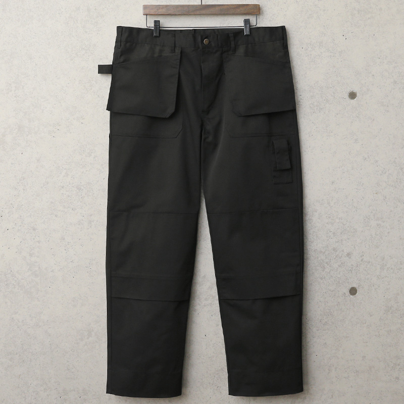 デッドストック オランダ APRON POCKET ワークパンツ BLACK