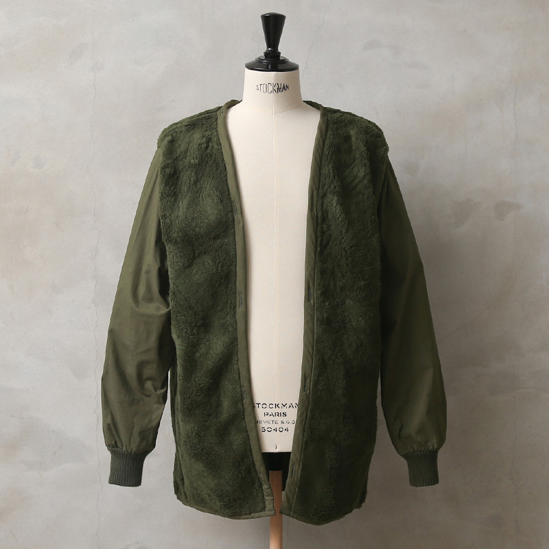 実物 USED オランダ軍 ボアライナー OLIVE