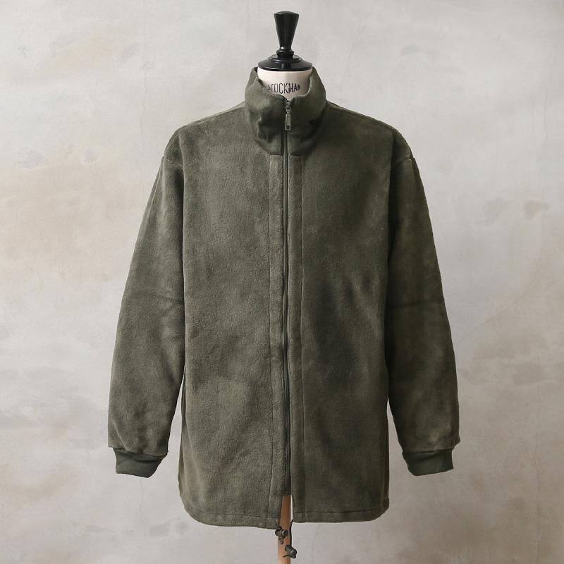 実物 新品 デッドストック ベルギー軍 コールドウェザー フリースジャケット リブタイプ