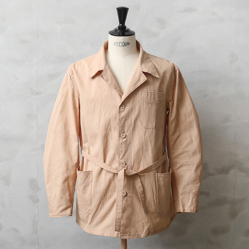 実物 新品 デッドストック ギリシャ軍 コットン スリーピング シャツジャケット ベージュ