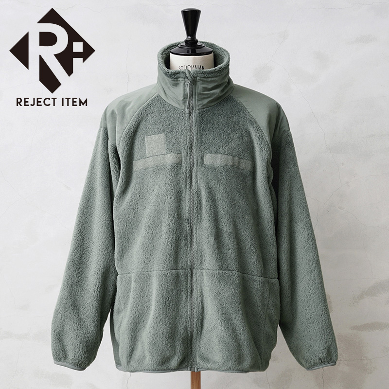 リジェクト 訳あり品 実物 USED 米軍 ECWCS Gen3 POLARTEC（ポーラテック） フリースジャケット FOLIAGE