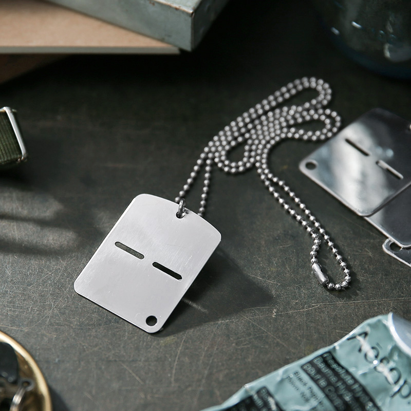 実物 新品 デッドストック イタリア軍 ドッグタグ【T】